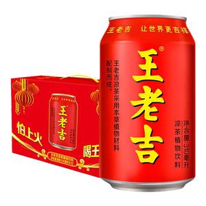 王老吉红罐凉茶植物饮料310ml*12罐