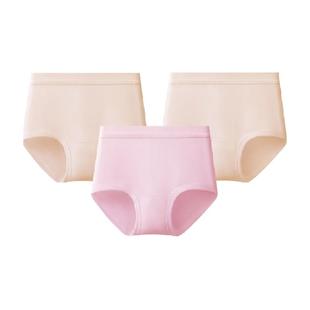 三枪内裤女纯棉春夏高腰大码中老年内裤柔软透气全棉三角裤