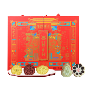 三禾北京稻香村饽饽匣子点心礼盒2.2kg糕点大礼包北京特产京八件