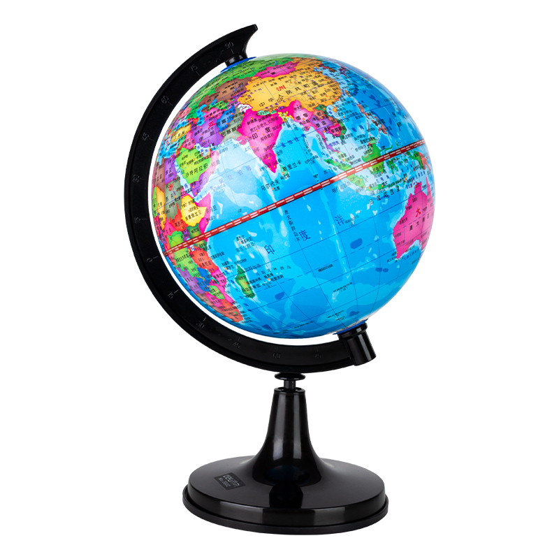 得力地球仪初中生用正版小学生专用儿童礼物启蒙新款标准教学版书桌装饰摆件家用男孩生日礼物