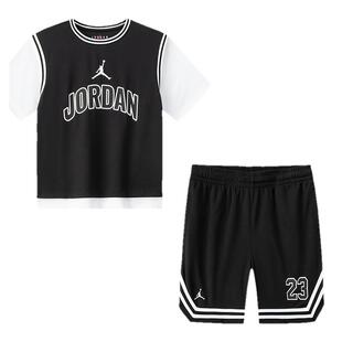 Jordan童装儿童篮球服套装男女童透气训练运动服夏季潮JD2532060