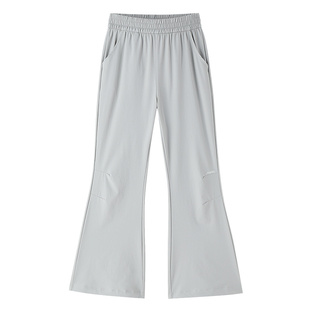 【高弹微喇】安奈儿童装女童裤子2026夏新款休闲轻薄运动时尚长裤