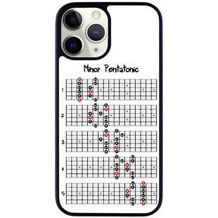 创意全包原创摇滚吉他五声音阶软胶xs苹果17手机壳promax华为p50