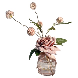 栀子花香薰摆件家用室内持久留香卧室客厅卫生间酒店大瓶花艺香氛