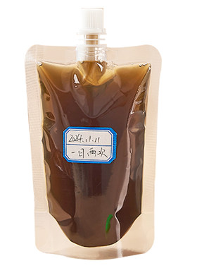日本中药包装袋一次性液体汤药分装袋食品级可加热密封吸嘴保鲜袋