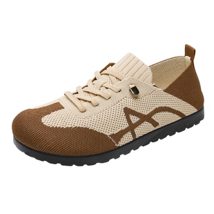 意迪森春季飞织软底妈妈鞋透气防滑中老年老北京布鞋女官方旗舰店