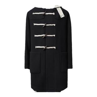 【全羊毛加厚830g重】CULTUM高端麦尔登中长款牛角扣男士毛呢大衣