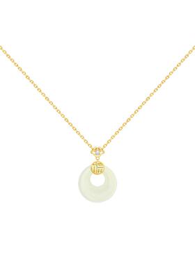 诗薇沃福字平安扣项链