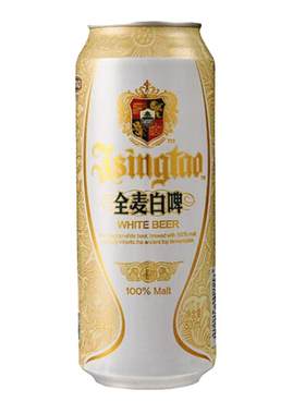 青岛啤酒500ml*12听全麦白啤整箱