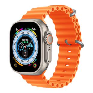 适用iwatch11/9/10表带海洋se3苹果ultra手表带apple watch11/7/6/5/se/3/4代s9运动硅胶s8男女s7智能配件