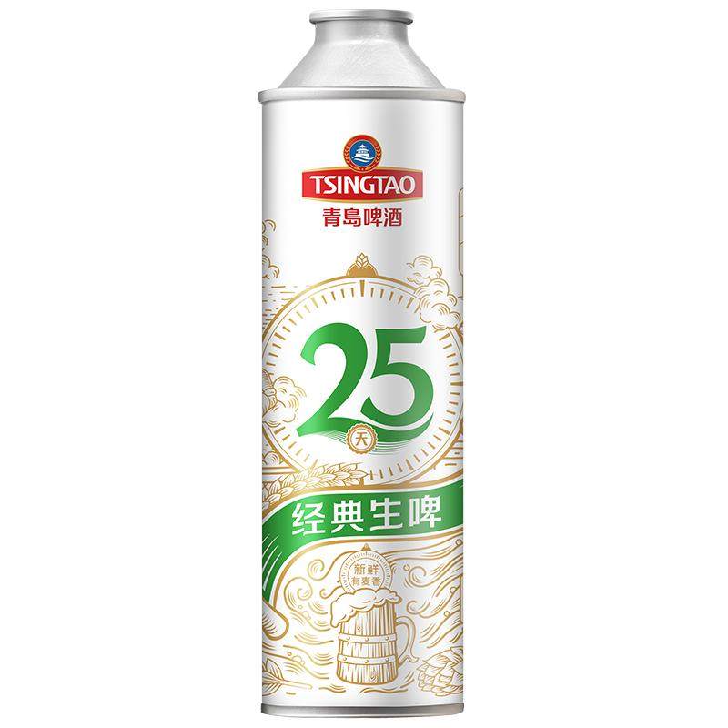 青岛啤酒经典生啤原麦汁浓度10啤酒