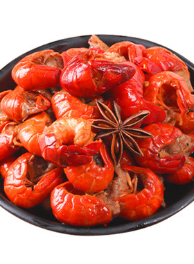 麻辣小龙虾尾盒装加热即食海鲜