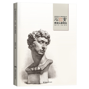 素描石膏头像精选 石膏像人物五官局部步骤对照结构明暗照片对画美术绘画临摹范本基础入门教程画册美院应考联考高考教材教学书籍