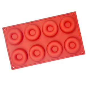 8连甜甜圈模具家用烘焙迷你大小号华夫饼干蛋糕硅胶米糕蒸模商用