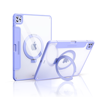 视艺星支点壳2024新款适用苹果iPadPro保护套Air5/6平板壳11寸12轻便支架第9代10十带笔槽8防弯亚克力4磁吸22