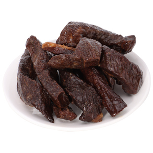 内蒙肥瘦牛肉干牛肉条内蒙古特产果木炭烤牛肉黄标黄牛后腿肉