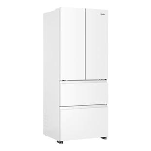 海尔出品统帅436法式四门一级能效超薄零嵌白色大容量家用电冰箱