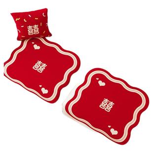 分体式沙发垫分片式结婚单人椅垫2025年新款喜庆红色直排沙发坐垫