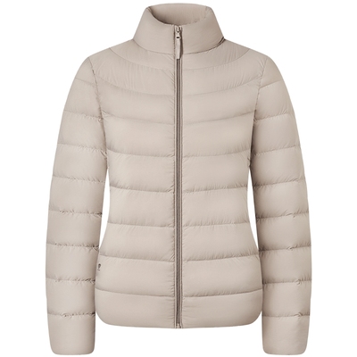 坦博尔短款立领羽绒服女