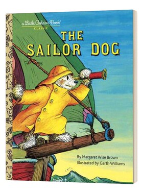 英文原版 The Sailor Dog A Little Golden Book 水手狗 兰登书屋精装小金书 英文版 进口英语原版书籍