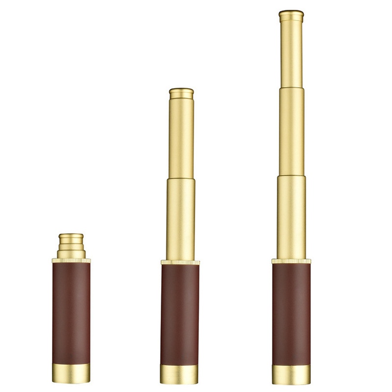 海盗望远镜单筒复古伸缩高倍户外成人儿童高清夜视25x30迷你便携