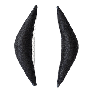 汉服假发包古风薄款两侧垫发包盘发发髻古装秃子乐全发丝软牛角包