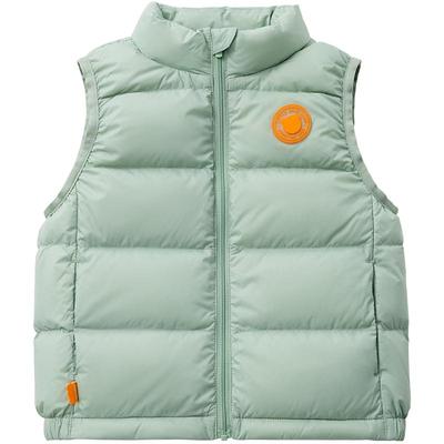 贝肽斯儿童三防羽绒马甲白鸭绒