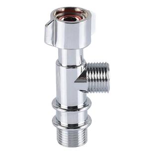 ABS塑料活接三通接头加长一分二热水器进水管角阀龙头分水器配件