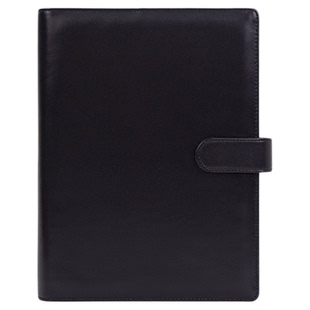 朗捷 A5牛皮活页本可拆卸活页本笔记本本子礼盒装记事本商务A6真皮日记本B5牛皮活页本子文具笔记本礼品定制