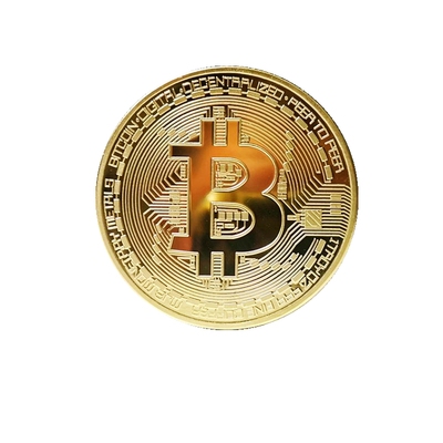 黄铜镀金   美国Bitcoin比特硬币24K金币比特b外国硬币外国纪念币