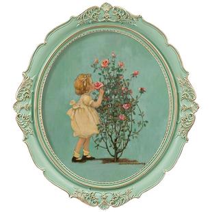 法式装饰画复古卧室壁画餐厅田园花卉清新欧式小众艺术挂画美式