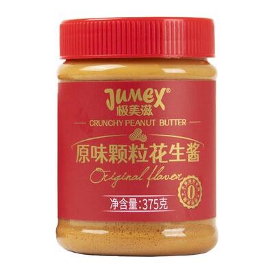 颗粒花生酱0添加糖健身抹面包