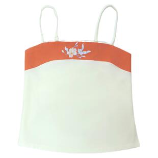 如梦霓裳原创宋制汉服女吊带对襟襦裙日常配饰绣花吊带抹胸合集