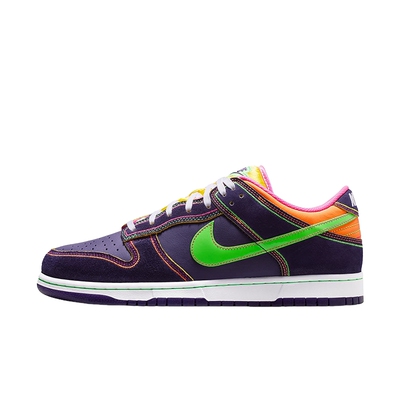 NIKE耐克男鞋DUNK LOW绿紫新款低帮板鞋缓震运动休闲鞋IR1526-500