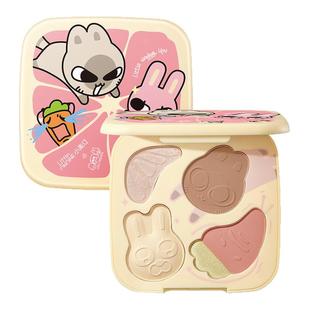 小奥汀暹罗厘普联名五色面部综合盘眼影修容腮红一体多用彩妆盘