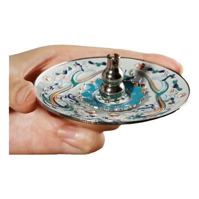 敦煌团龙藻井三层香插线香底座