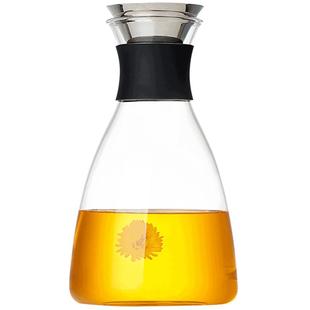 玻璃冷水壶耐高温夏季冰箱凉水壶凉水杯大容量水壶家用储水冷泡壶