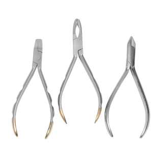 正畸钳牙科口腔技工钳游离钩末端切断细丝弯制托槽去除钳游离钩钳