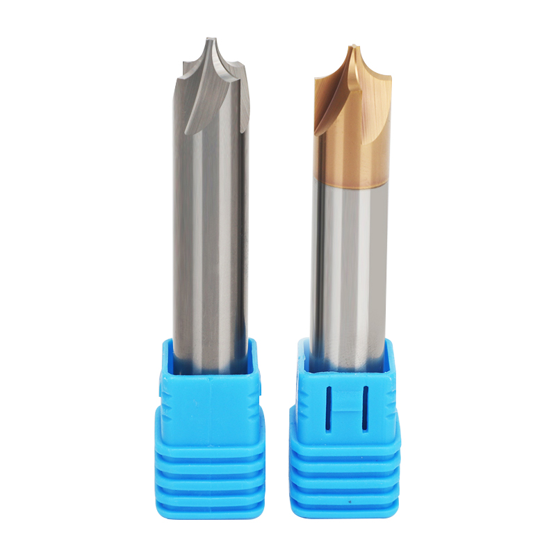 钨钢合金内R刀铣刀R0.5铝用倒角刀反R角倒边硬质合金铣刀R1R2R3R5
