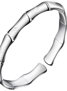 圆形推拉开口手镯百搭时尚