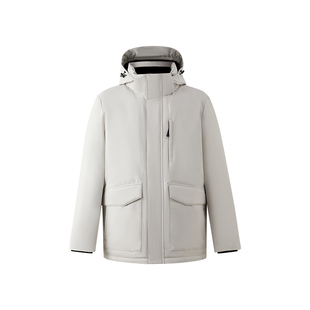 【鹅绒】SCOFIELD男士25年冬新款连帽休闲工装保暖廓形防风羽绒服