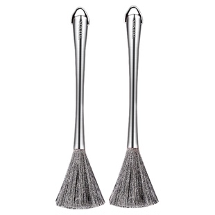 不锈钢锅刷长柄清洁刷子纳米丝刷洗锅德国高级不绣钢刷锅器不沾油