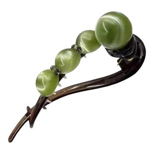 新中式大号扭扭夹发夹女后脑勺盘发一字夹2025新款高级感抓夹头饰