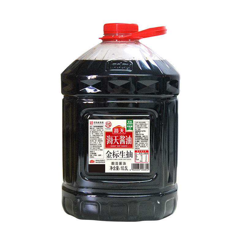 海天金标生抽10.5L*2大桶商用