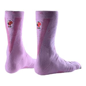 篮球袜cba球员版实战高筒pe粉色袜毛巾底加厚吸汗透气防滑运动袜