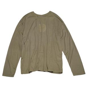 STILL YOU基础百搭圆领半拉链斜门襟弹力长袖针织T恤肌理感打底衫