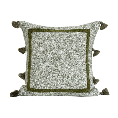 BACKTO卜凸家居现代简奢绿色抱枕