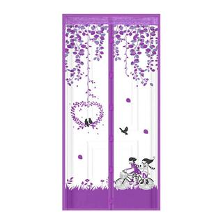 防蚊门帘磁性家用卧室隔断通风防蝇虫帘子夏季自吸磁铁纱窗软纱门