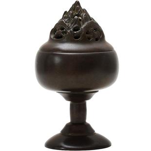 青沉古色古香创意博山炉纯铜香炉家用创意个性件茶道宣德炉香薰炉