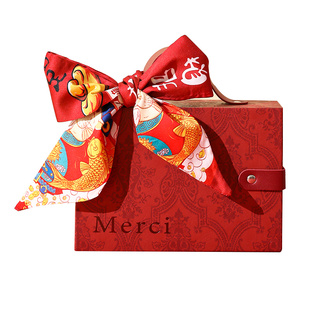 2026新年礼盒包装创意高端春节年货马年礼盒空盒子年会精美礼品盒